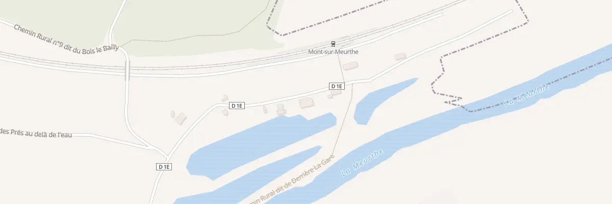 Plan du 7 Rue de la Gare à Mont-sur-Meurthe
