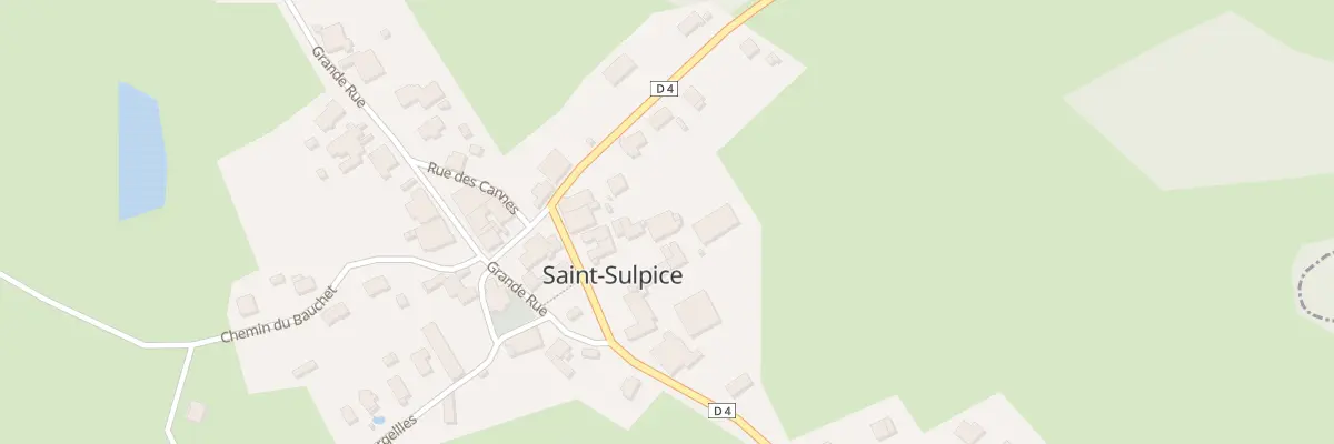 Plan du 4 Rue du Four Banal à Saint-Sulpice
