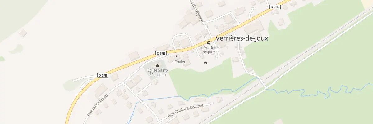 Plan du 10B Rue de Franche-comté à Verrières-de-Joux