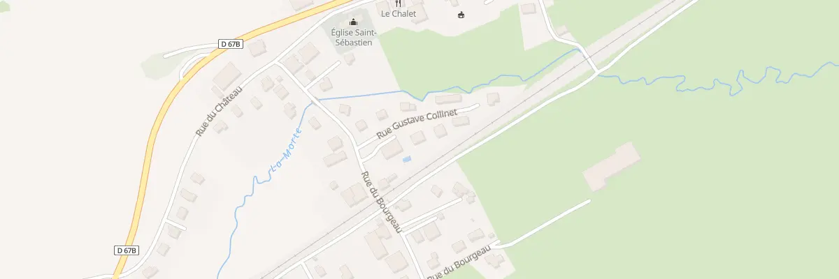 Plan du 2 Rue Gustave Collinet à Verrières-de-Joux