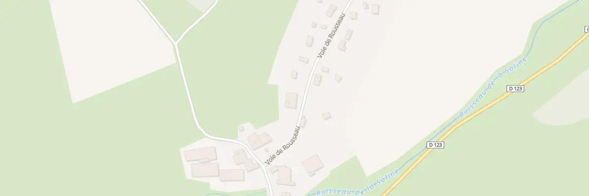 Plan du 3 Voie de Rousseau à Longevelle