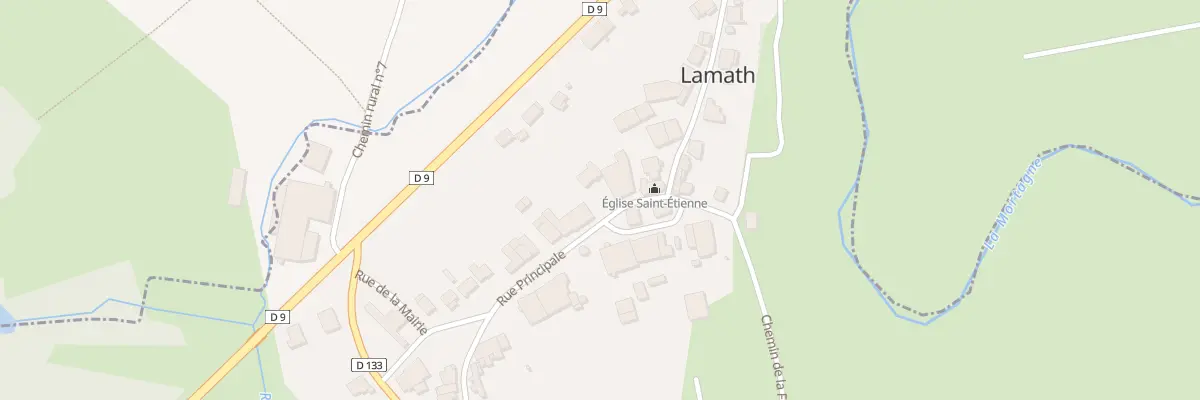 Plan du 4 Rue Principale à Lamath