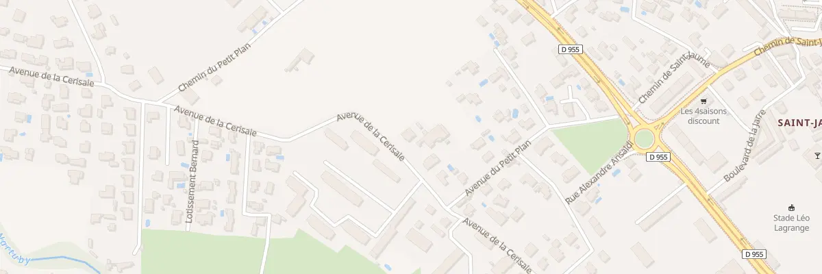 Plan du 482 Av de la Cerisaie à Draguignan