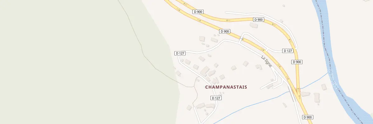 Plan du 405 Rte du Petit Forest au Lauzet-Ubaye