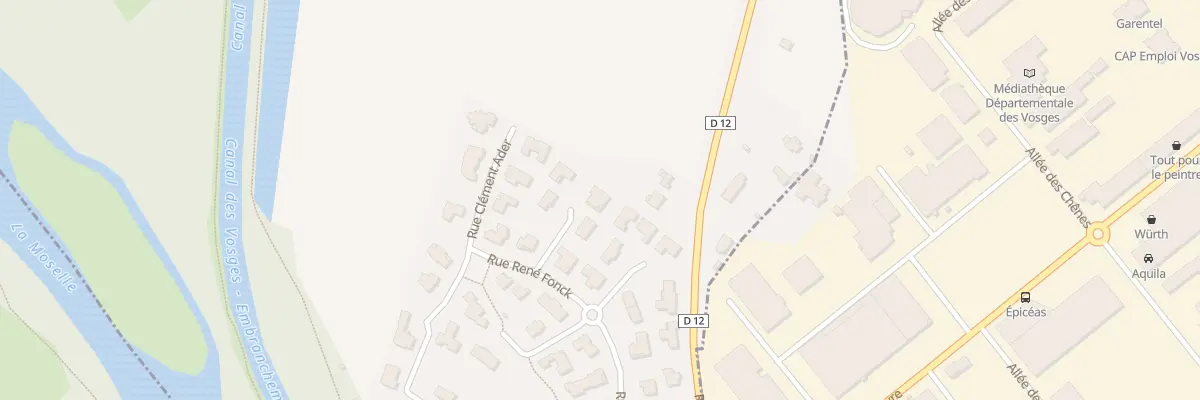 Plan du 44 Rue Jean Mermoz à Dogneville