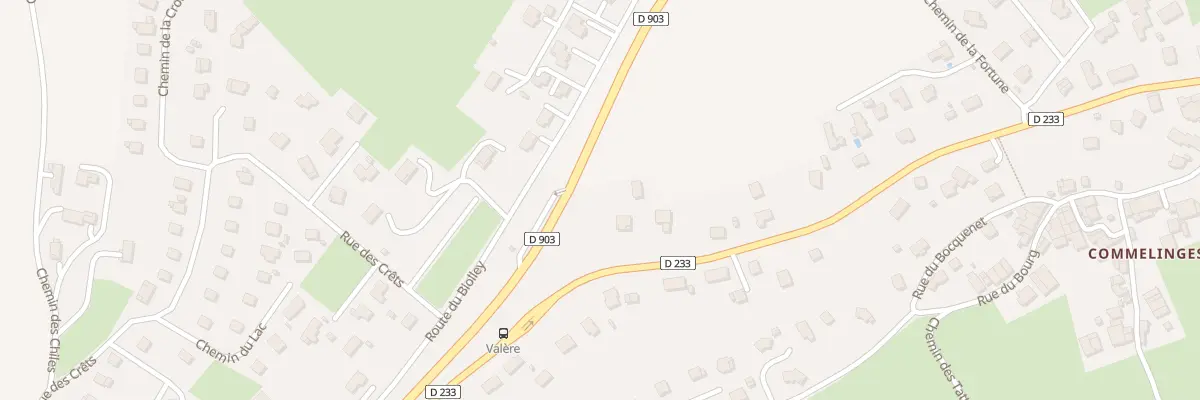 Plan du 360 Rte de Valère à Allinges