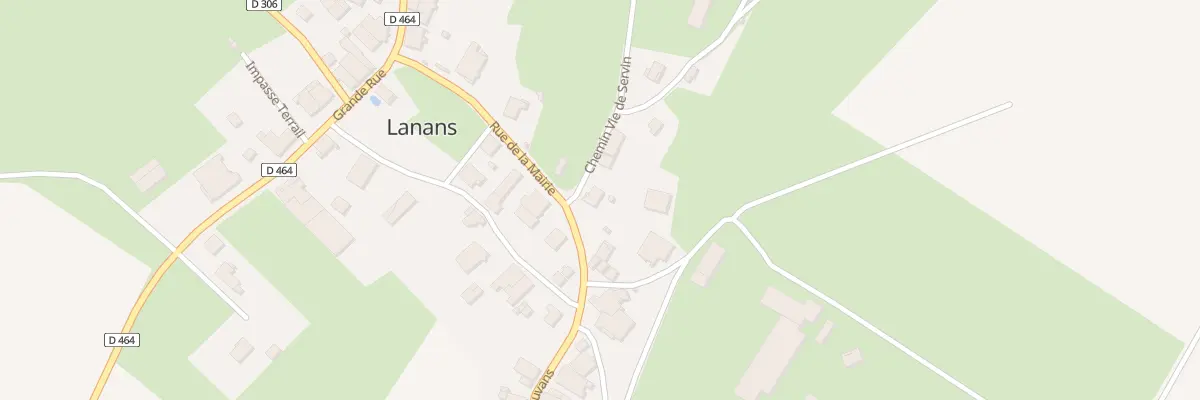 Plan du 5075 Che Vie de Servin à Lanans