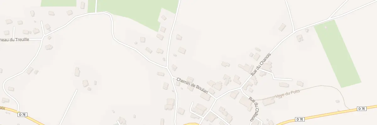 Plan du 8 Rue de Chasseigne à Abbenans