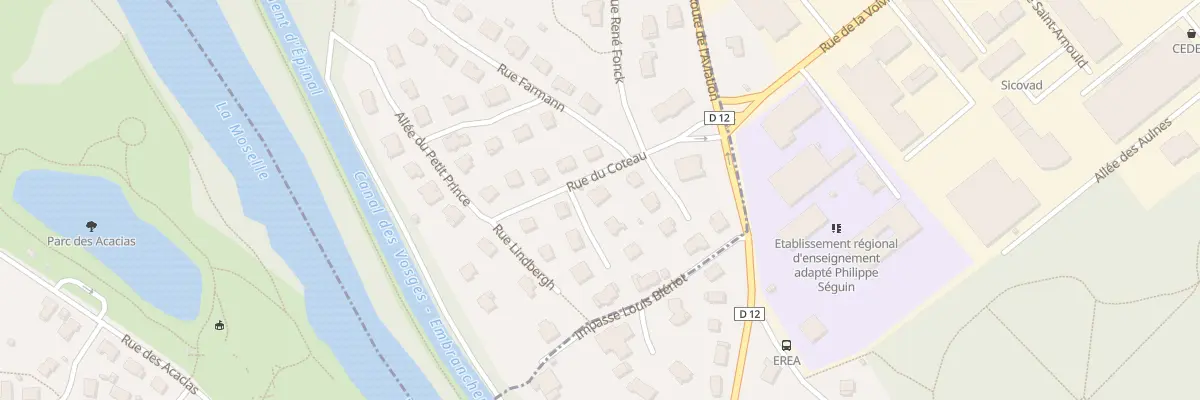 Plan du 109 Rue du Coteau à Dogneville