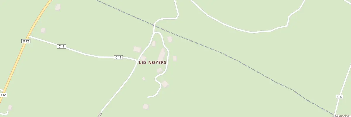 Plan du 832 Rte des Noyers à Villard