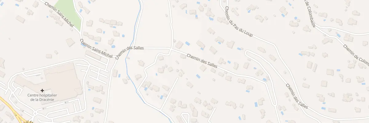 Plan du 476 Che des Salles à Draguignan
