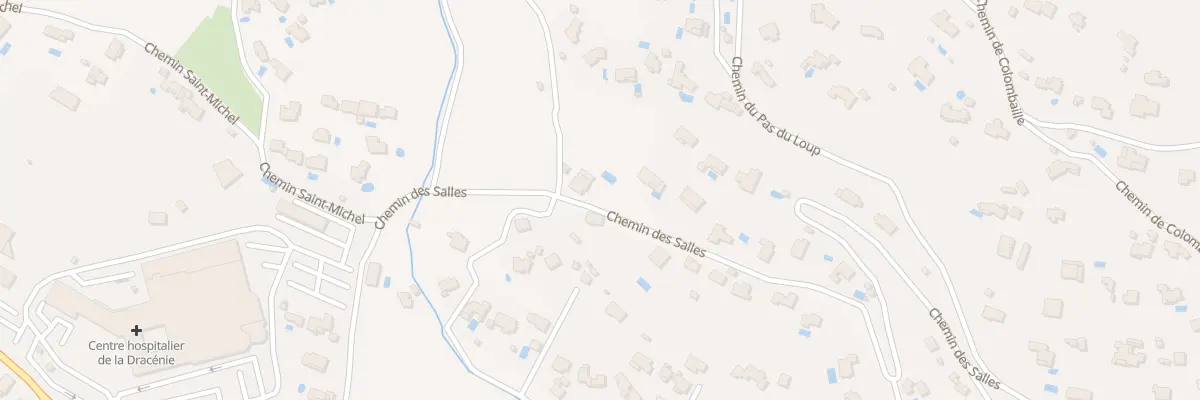 Plan du 465 Che des Salles à Draguignan