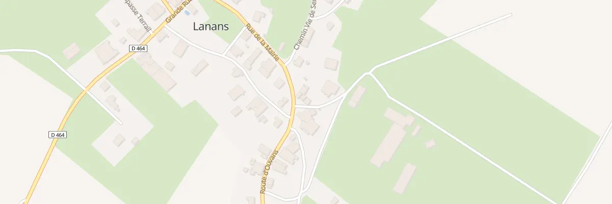 Plan du 9 Rue de la Mairie à Lanans