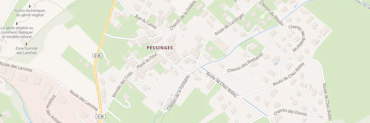 Plan du 26 Che du Pressoir à Cervens