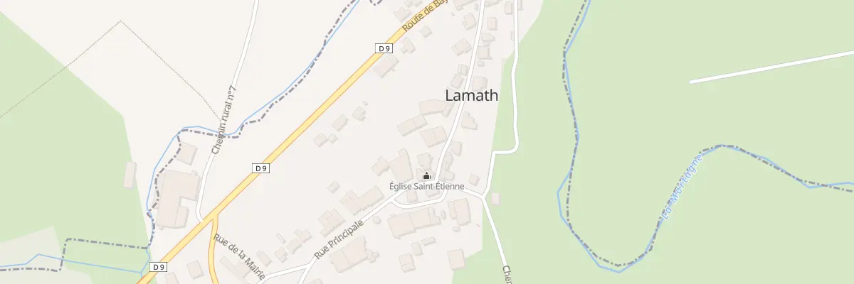 Plan du 4 Pl de l’Eglise à Lamath
