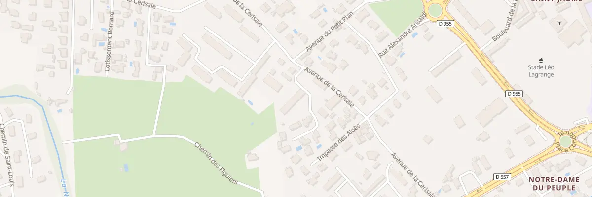 Plan du 335 Av de la Cerisaie à Draguignan