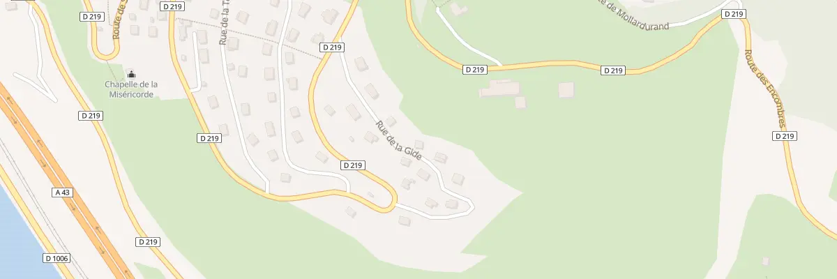 Plan du 236 Rue de la Gide à Saint-Martin-de-la-Porte