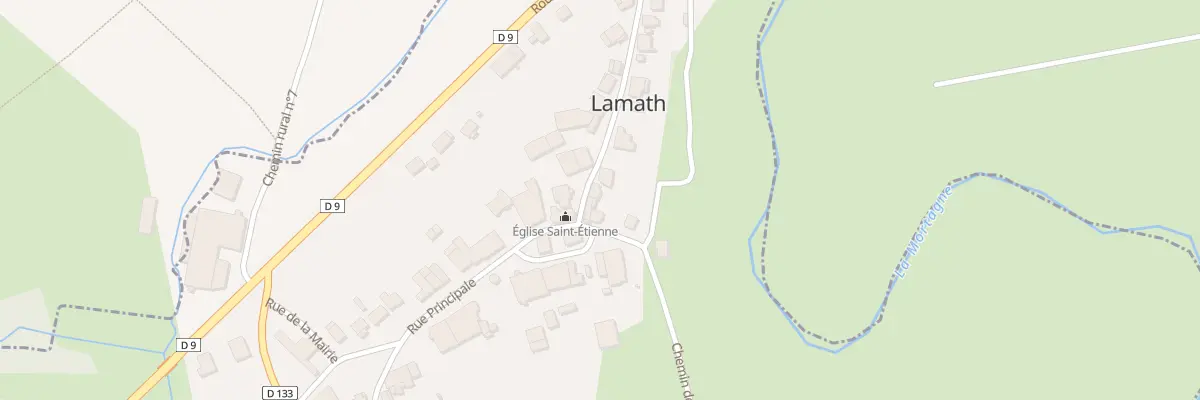 Plan du 3 Pl de l’Eglise à Lamath