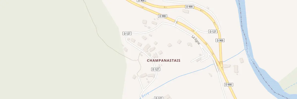 Plan du 5052 Champanastais Bas au Lauzet-Ubaye