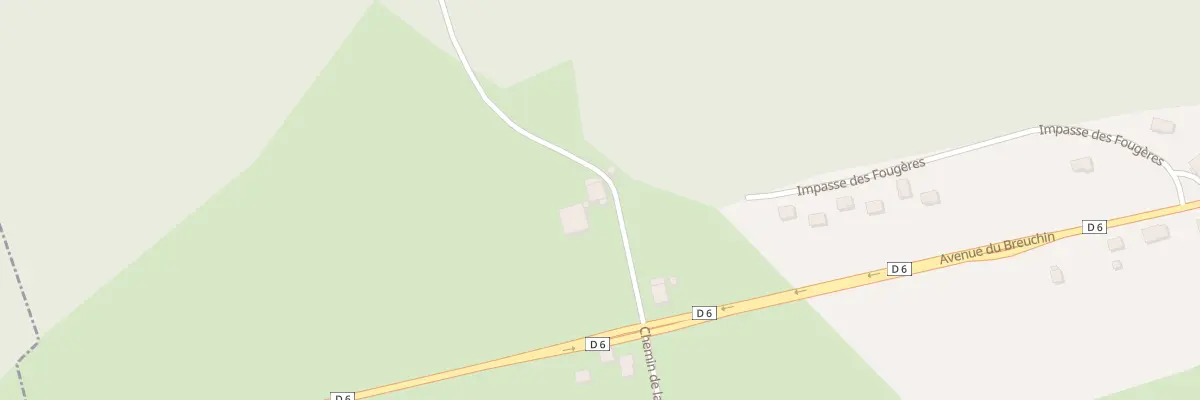 Plan du 5033 La Maigremine à Raddon-et-Chapendu