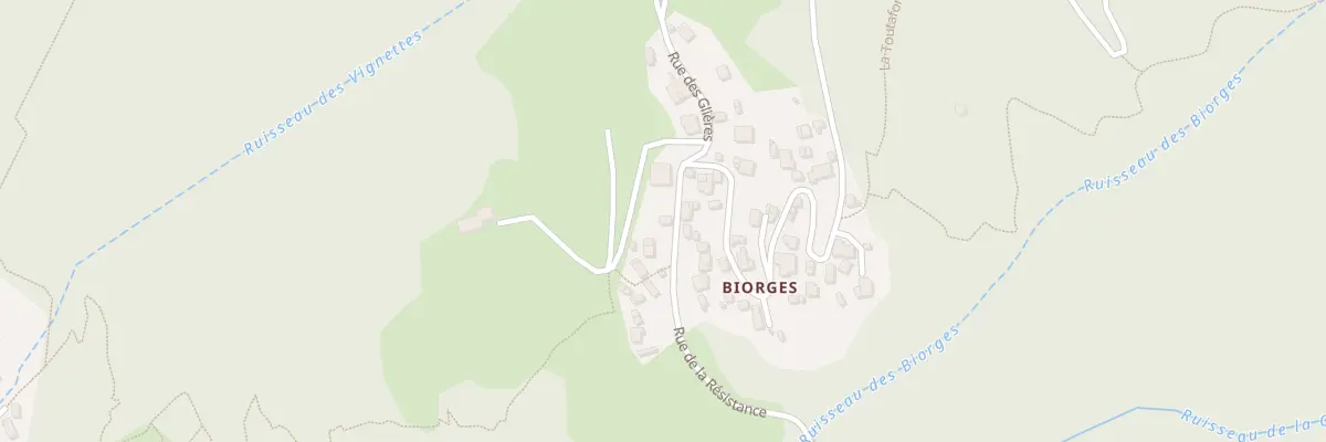Plan du 134 Rue de la Résistance à La Bâthie