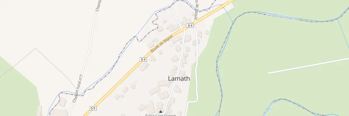 Plan du 4 Rue de la Côte à Lamath