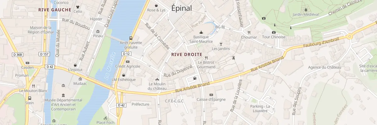 Plan du 8 Rue Claude Gellee à Épinal