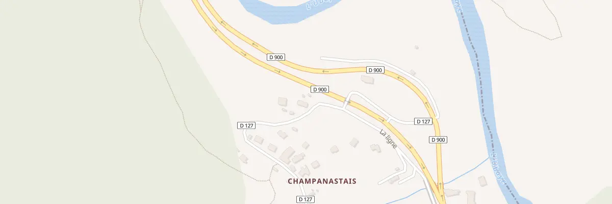 Plan du 5056 Champanastais Bas au Lauzet-Ubaye