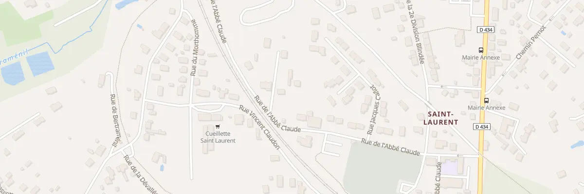 Plan du 26 Rue Abbe Claude Saint L à Épinal