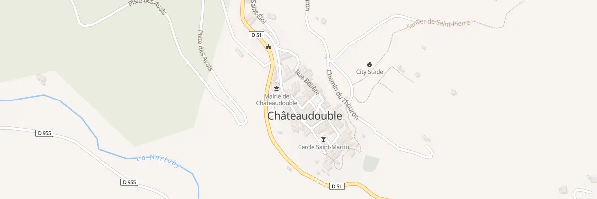 Plan du 5220 Rue Porteissade à Châteaudouble