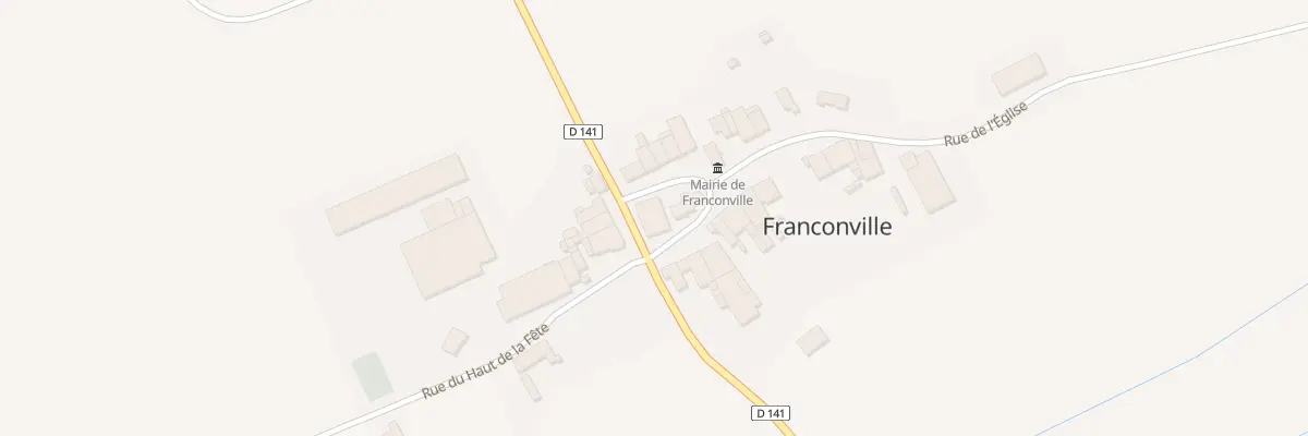 Plan du 1 Rue de l’Eglise à Franconville