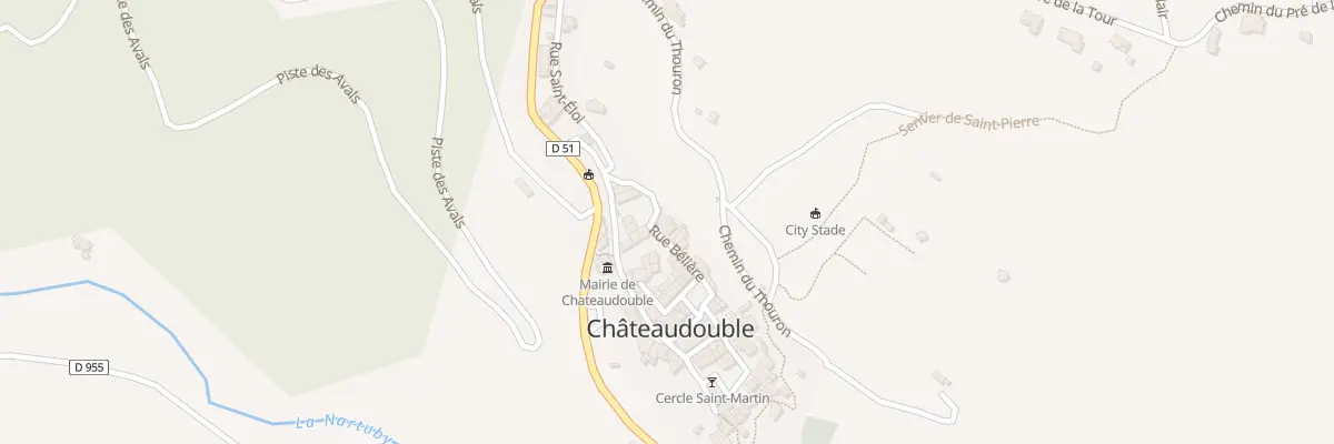 Plan du 5058 Rue Beliere à Châteaudouble