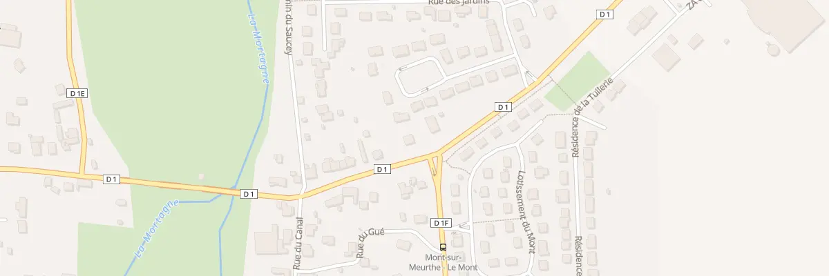 Plan du 18 Rue d’Alsace à Mont-sur-Meurthe