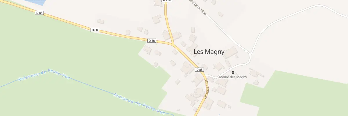 Plan du 13 Rue Grande Rue aux Magny