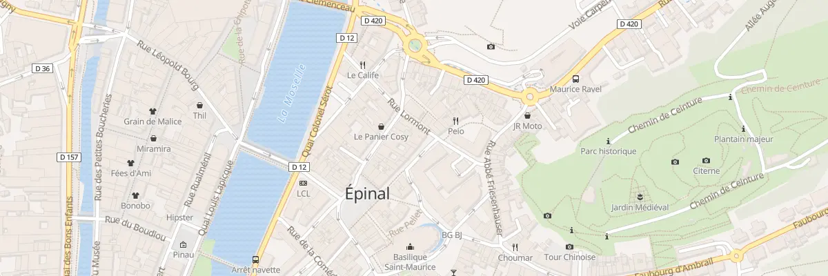 Plan du 19 Rue des Halles à Épinal