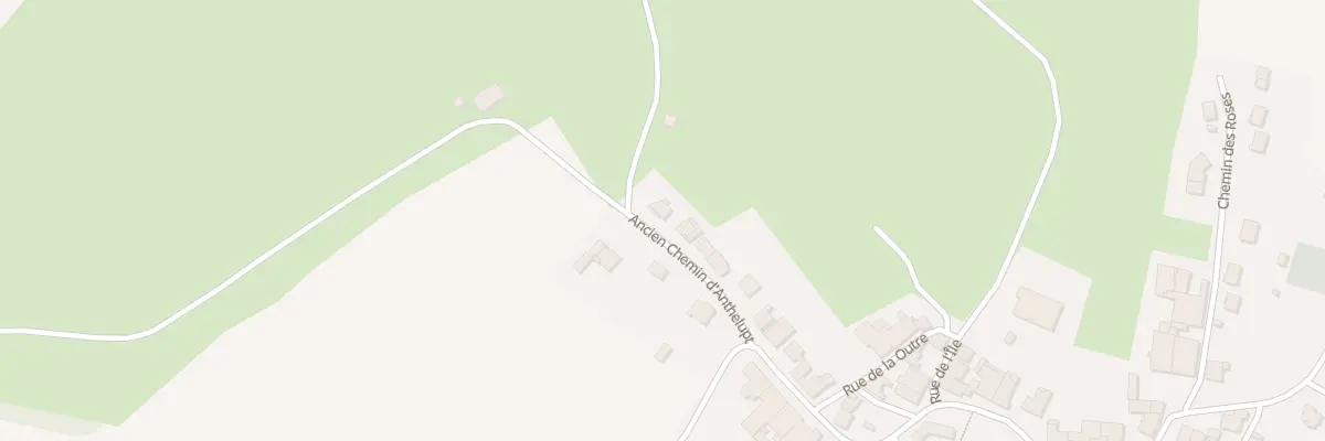 Plan du 14 Ach Ancien Chemin d’Anthelupt à Deuxville