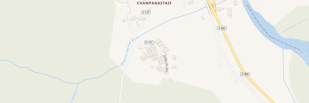 Plan du 7035 Champanastais Haut au Lauzet-Ubaye