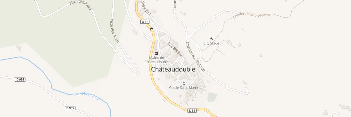 Plan du 5082 Rue Porteissade à Châteaudouble