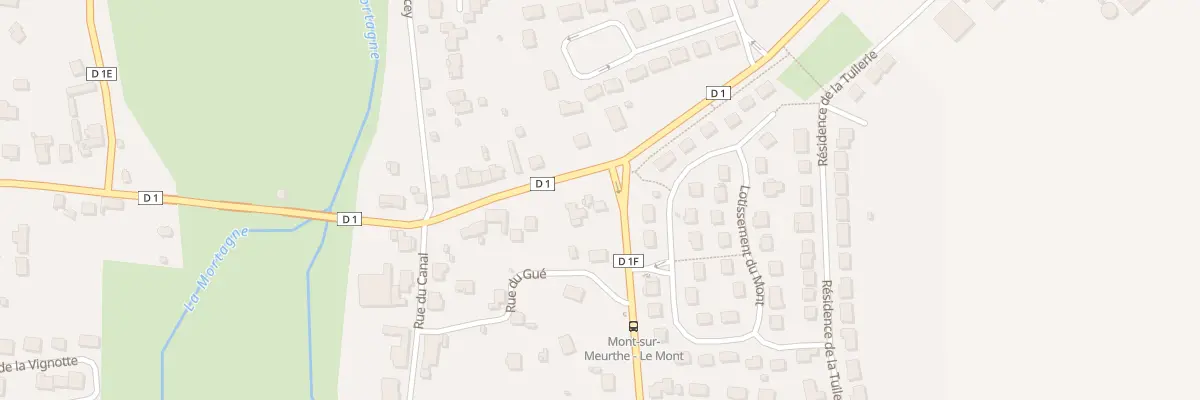 Plan du 1 Rue des Vosges à Mont-sur-Meurthe