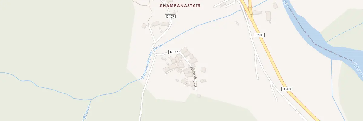 Plan du 5017A Champanastais Haut au Lauzet-Ubaye
