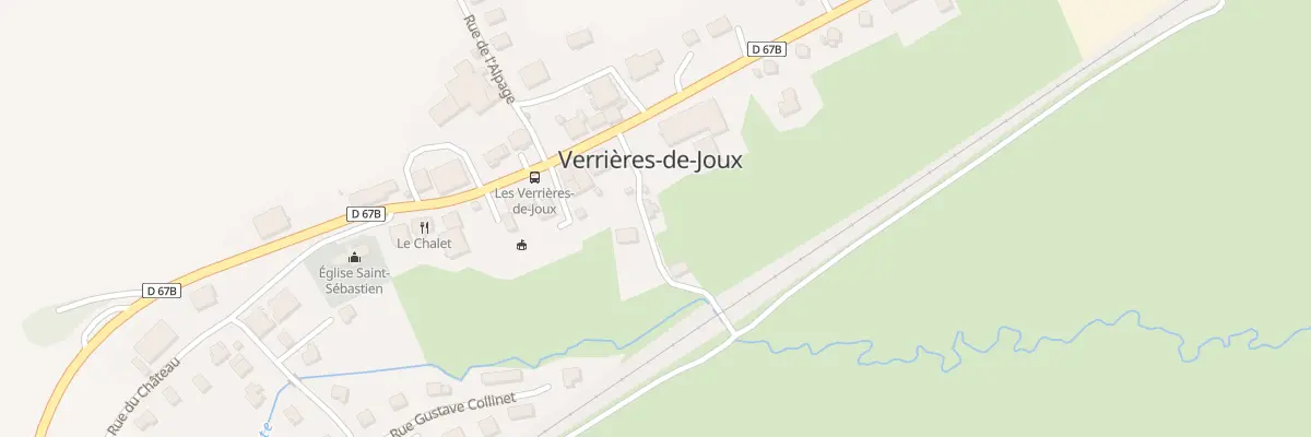 Plan du 2 Rue de la Seigneta à Verrières-de-Joux