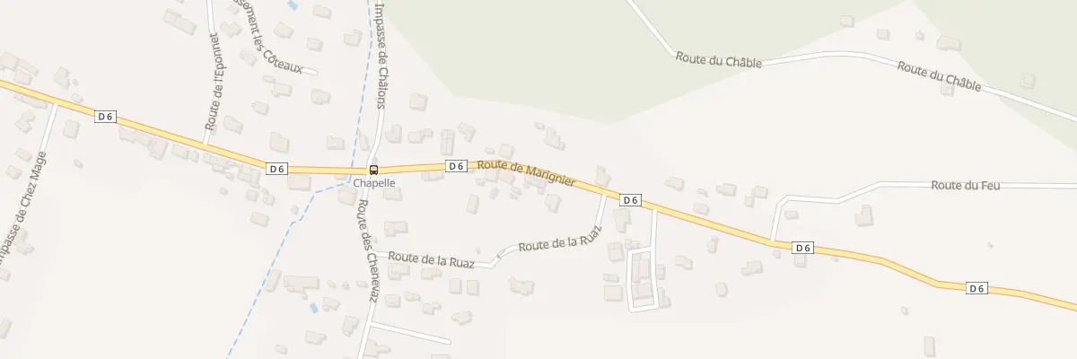 Plan du 710 Rte de Marignier à Ayse