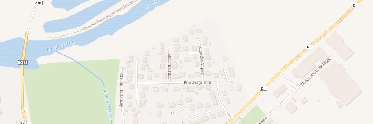 Plan du 4B All des Vignes à Mont-sur-Meurthe