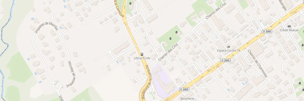 Plan du 154B Bd de la Corniche à Thonon-les-Bains