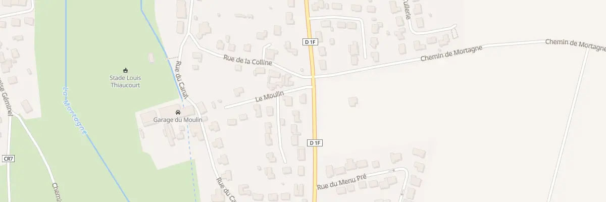 Plan du 1B Lot Le Moulin à Mont-sur-Meurthe