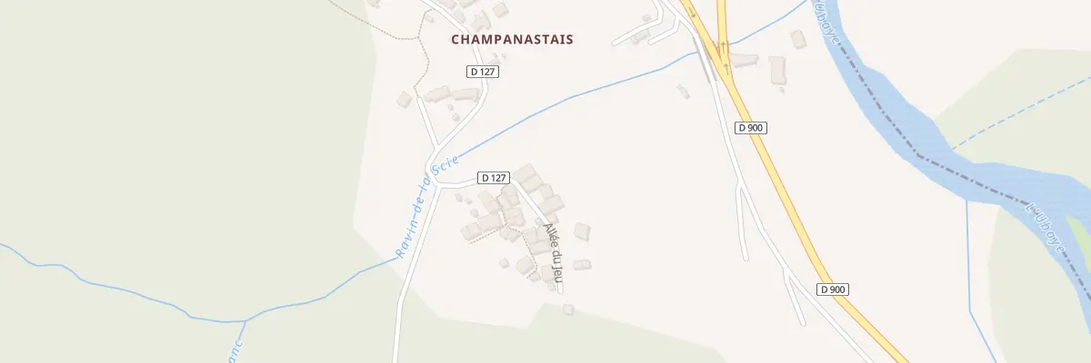 Plan du 5016 Champanastais Haut au Lauzet-Ubaye