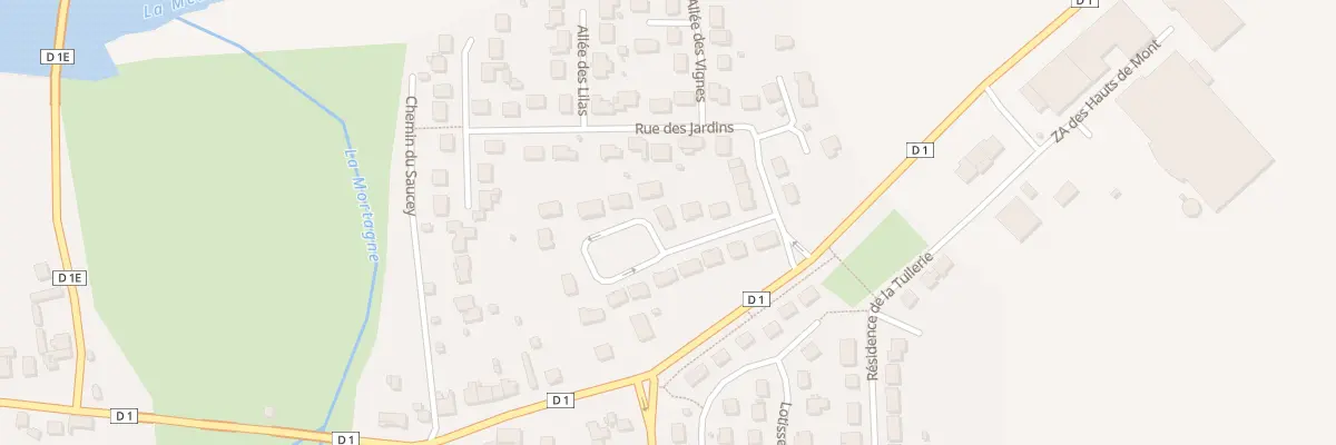 Plan du 8 Rue de la Mortagne à Mont-sur-Meurthe