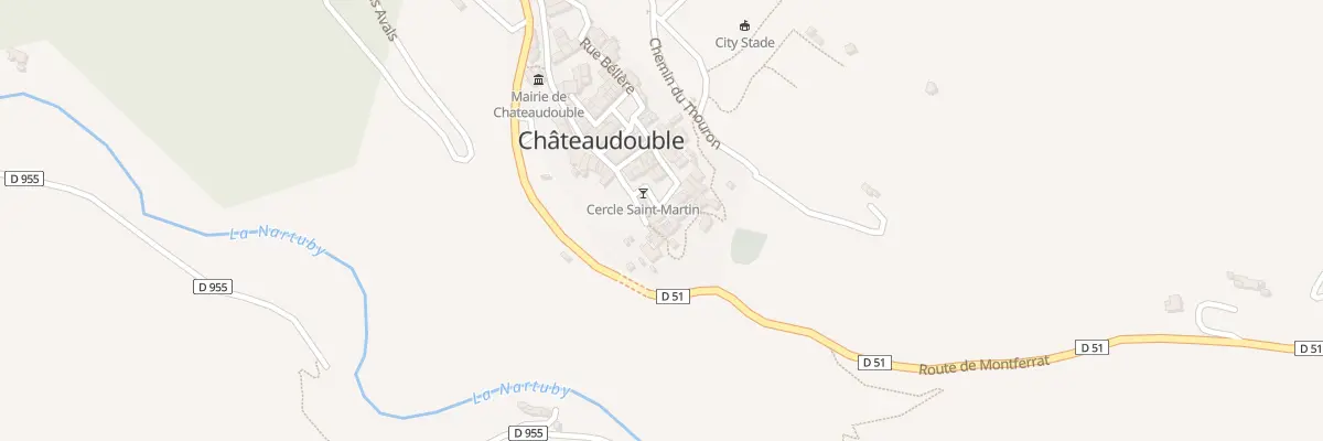 Plan du 5249 Rue du Four du Rocher à Châteaudouble