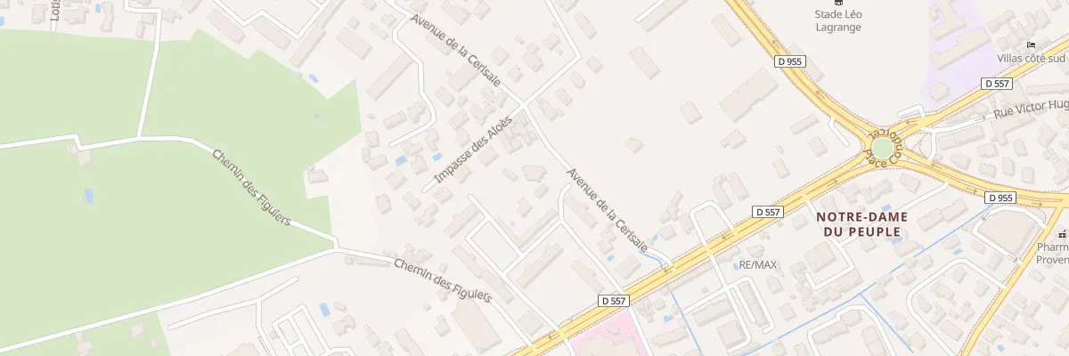 Plan du 157 Av de la Cerisaie à Draguignan