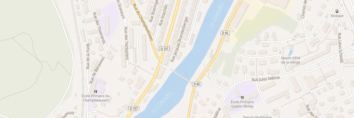Plan du 2 Rue Brandenberger à Épinal